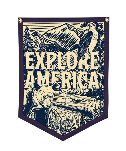Explore America Camp Flag