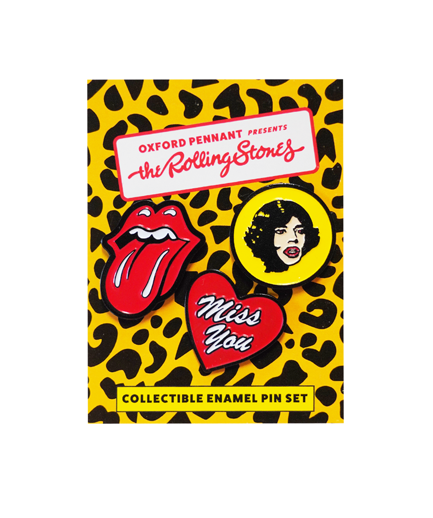 The Rolling Stones Pin Pack • The Rolling Stones x Oxford Pennant