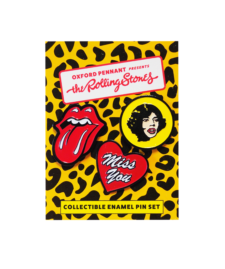 The Rolling Stones Pin Pack | The Rolling Stones x Oxford Pennant
