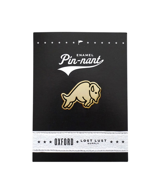 Buffalo Enamel Pin • Lost Lust Supply x Oxford Pennant Original