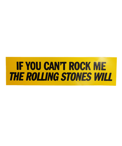 The Rolling Stones Bumper Sticker • The Rolling Stones x Oxford Pennant