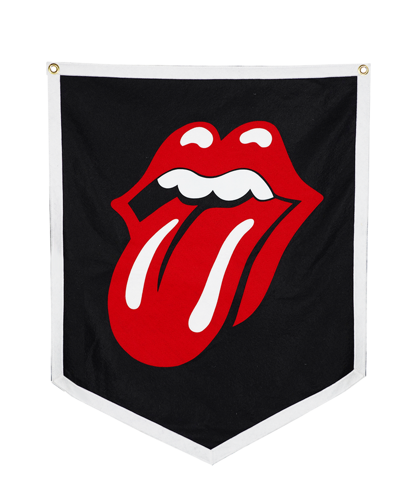 Hot Lips Championship Banner | The Rolling Stones x Oxford Pennant