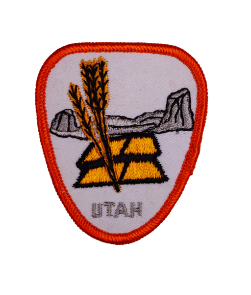 Vintage Utah Embroidered Patch