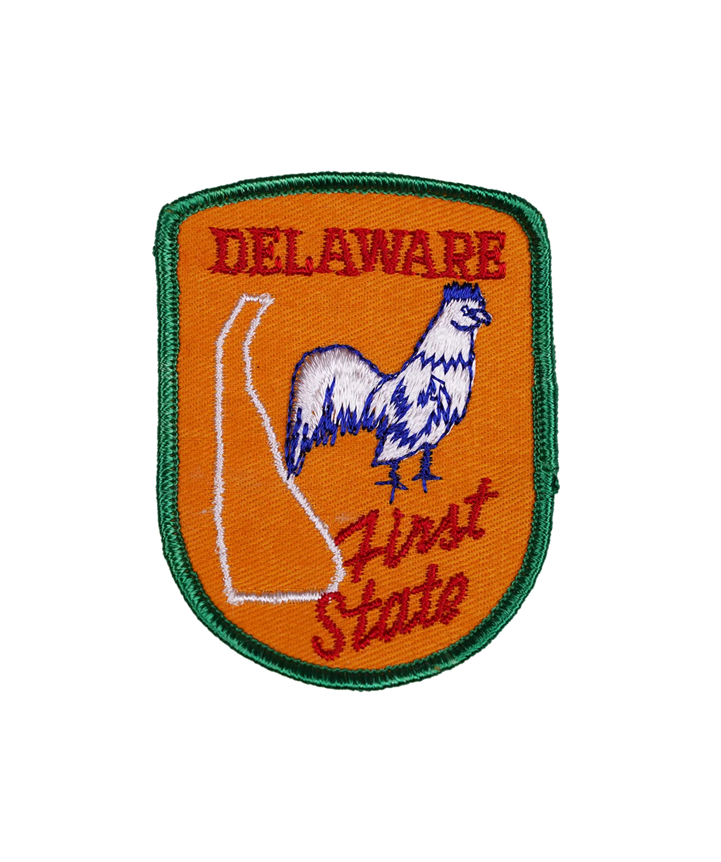 Vintage Delaware Embroidered Patch