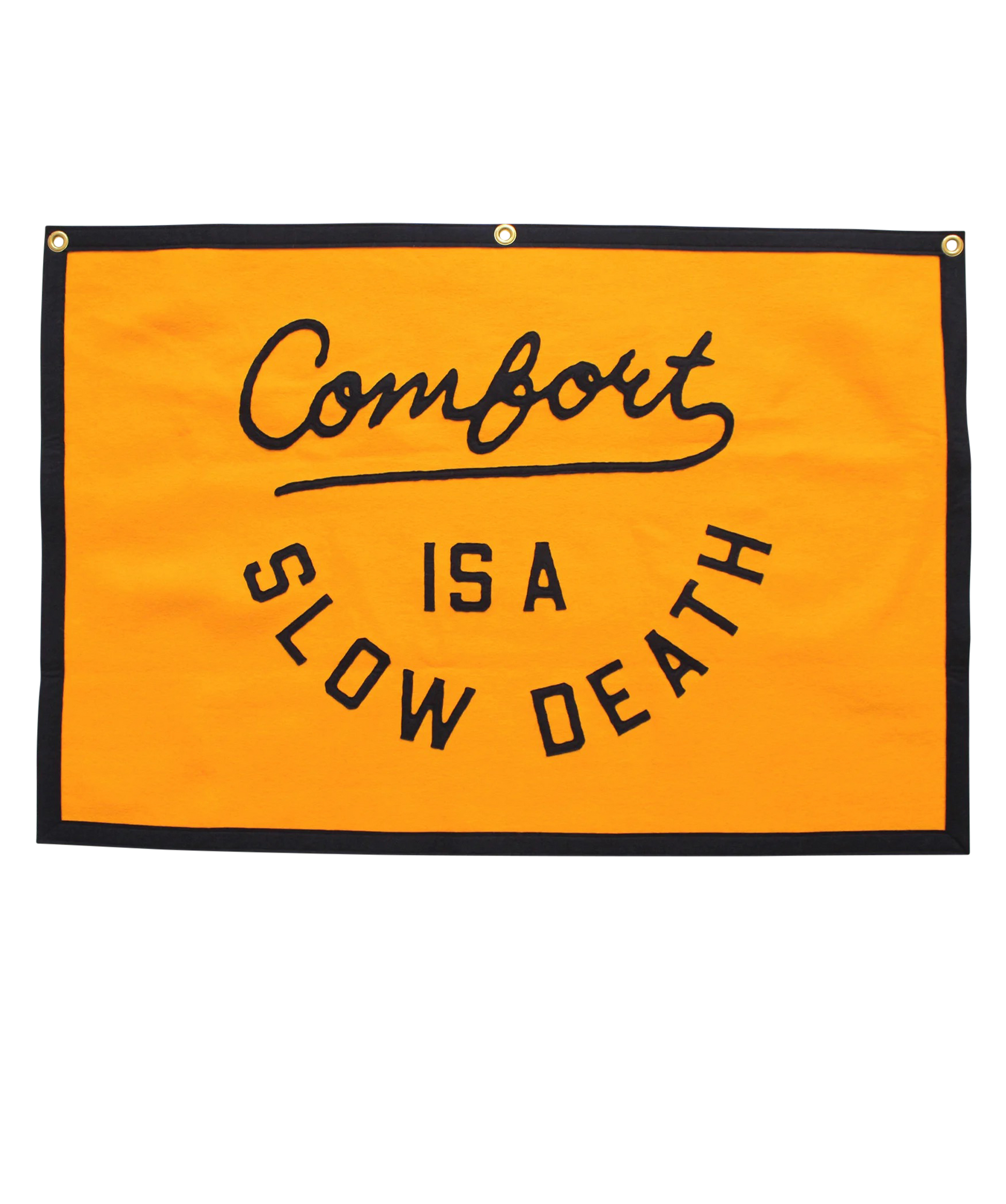 その他 OXFORD PENNANT CHAMPIONSHIP BANNER Comfort is a Slow Death Championship Banner | Oxford Pennant