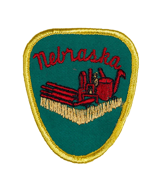 Vintage Nebraska Embroidered Patch