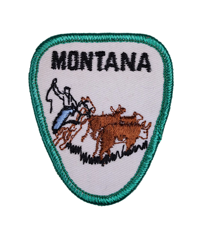 Vintage Montana Embroidered Patch
