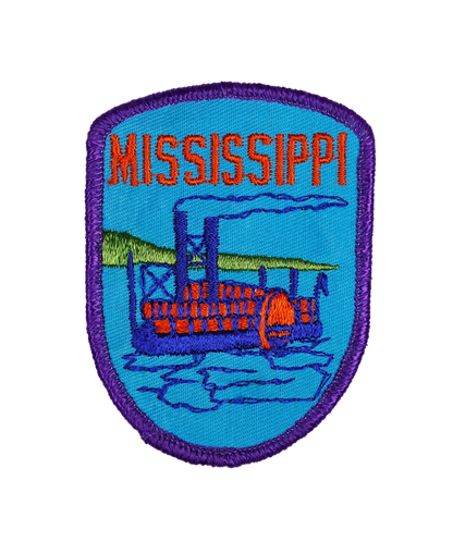 Vintage Mississippi Embroidered Patch