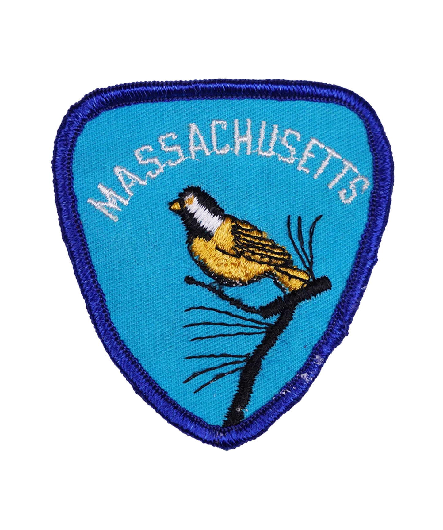 Vintage Massachusetts Embroidered Patch