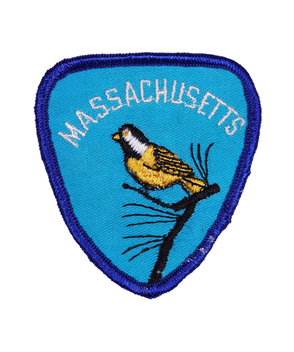 Vintage Massachusetts Embroidered Patch