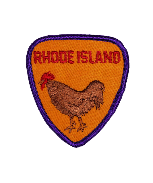 Vintage Rhode Island Embroidered Patch