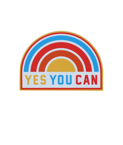 Yes You Can Rainbow Sticker • Kelle Hampton x Oxford Pennant Original