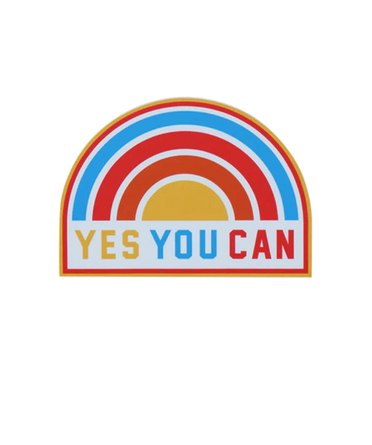 Yes You Can Rainbow Sticker • Kelle Hampton x Oxford Pennant Original