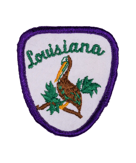Vintage Louisiana Embroidered Patch