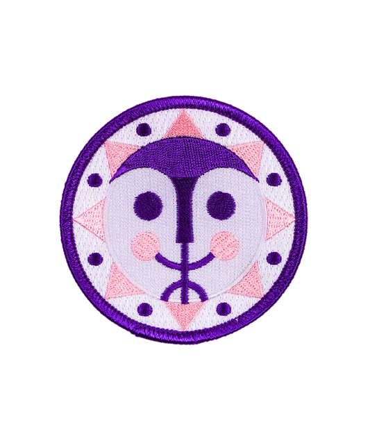 Purple Sun Embroidered Patch • Tad Carpenter x Oxford Pennant