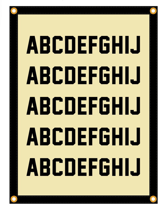 18"x24" Cut-And-Sewn 4-Sided Vertical Banner