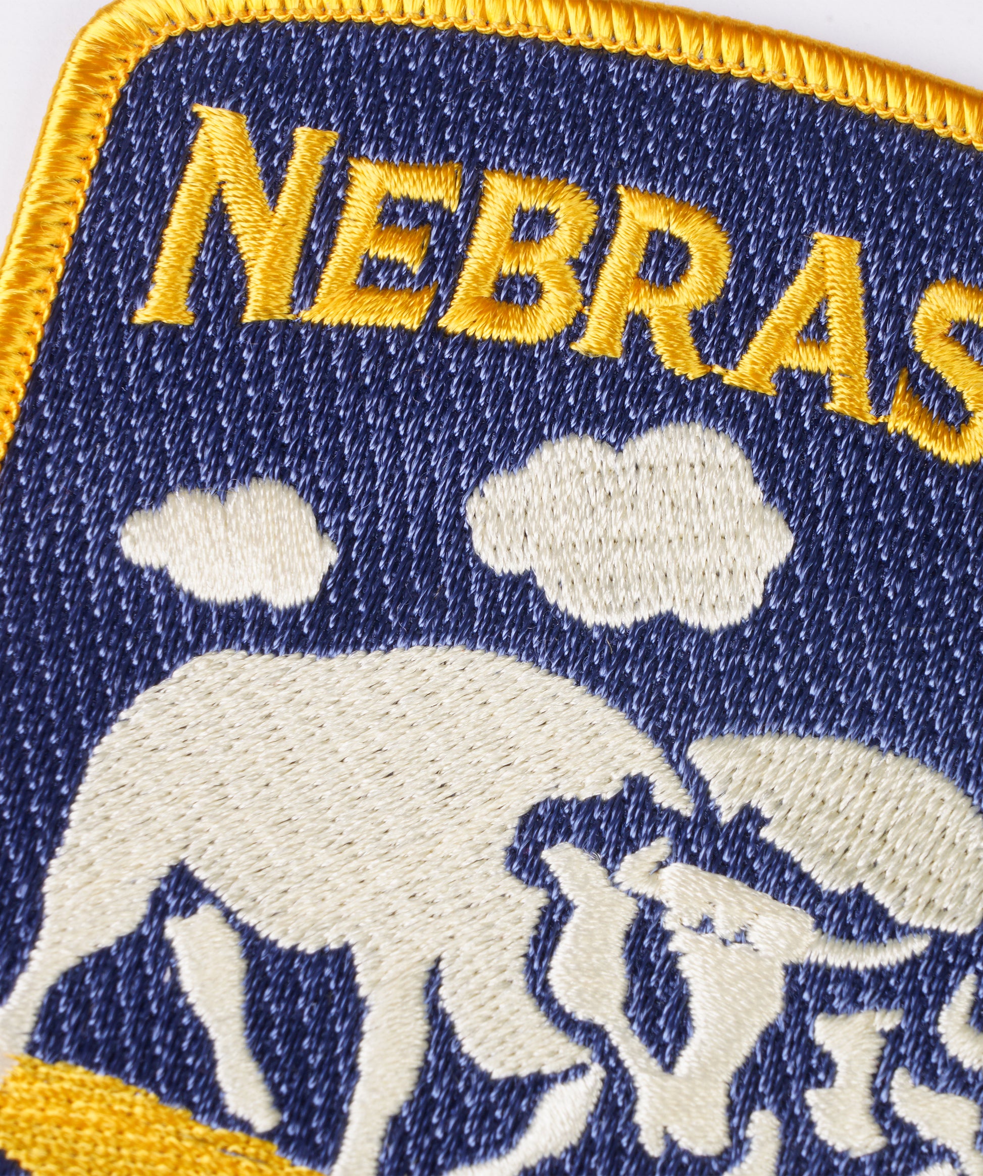 PatchStop State of Nebraska Iron On Patches for Clothing
