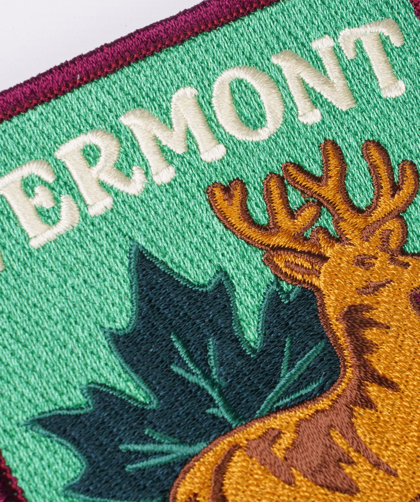 Vermont Embroidered Patch