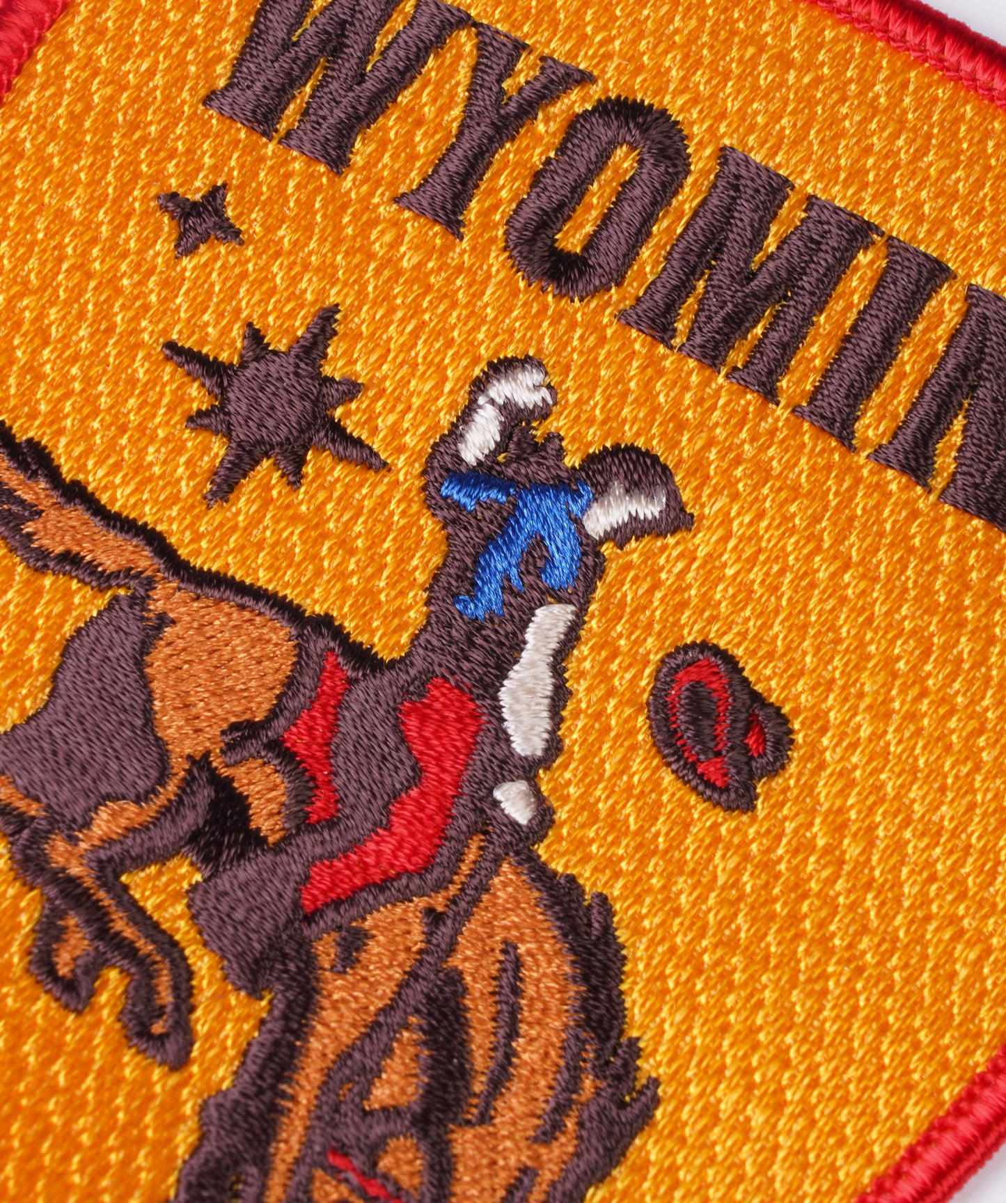 Wyoming Embroidered Patch