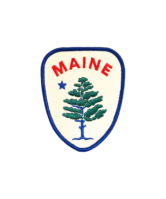 Maine Embroidered Patch