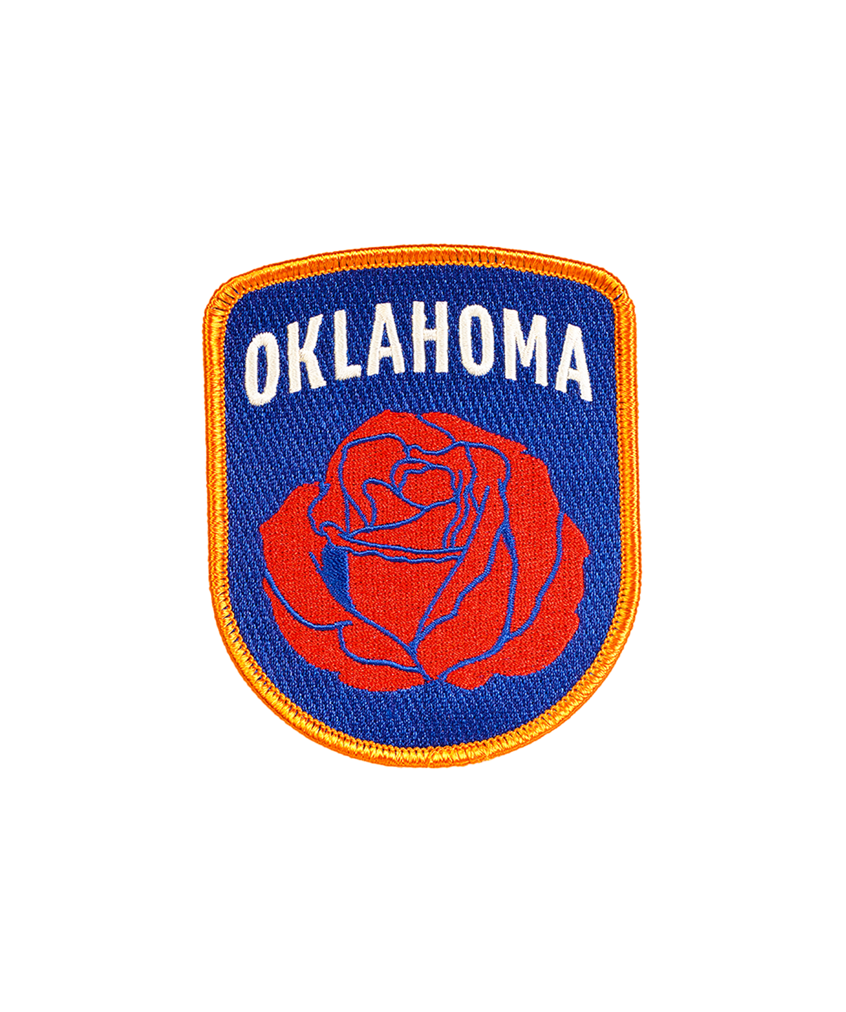 Oklahoma Embroidered Patch Oxford Pennant