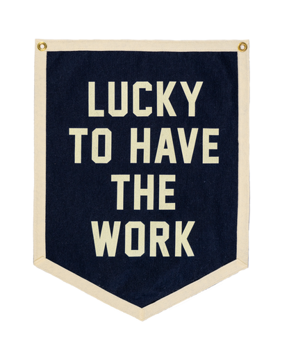 Lucky To Have The Work Camp Flag • Jason Isbell x Oxford Pennant