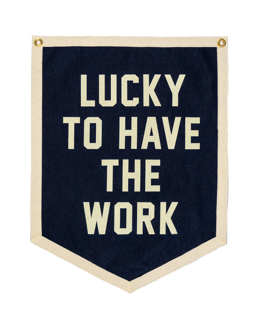 Lucky To Have The Work Camp Flag • Jason Isbell x Oxford Pennant
