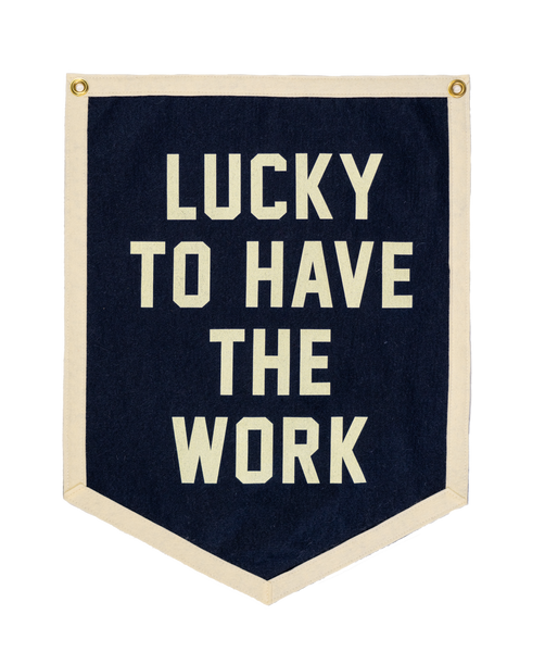 Lucky To Have The Work Camp Flag • Jason Isbell x Oxford Pennant
