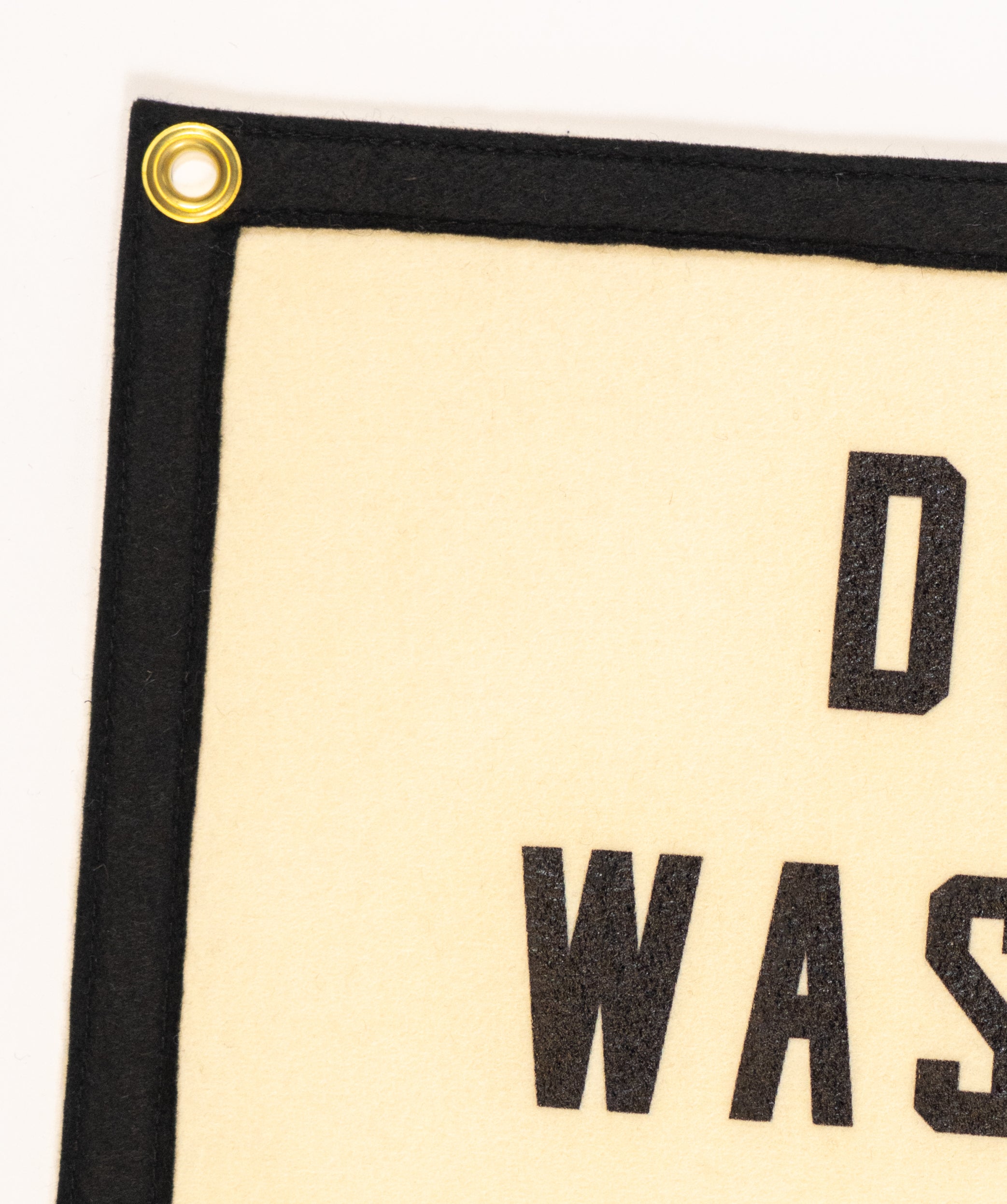 Don't Wash The Cast Iron Skillet Camp Flag • Jason Isbell x