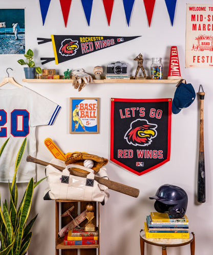Let's Go Red Wings Camp Flag • MiLB x Oxford Pennant