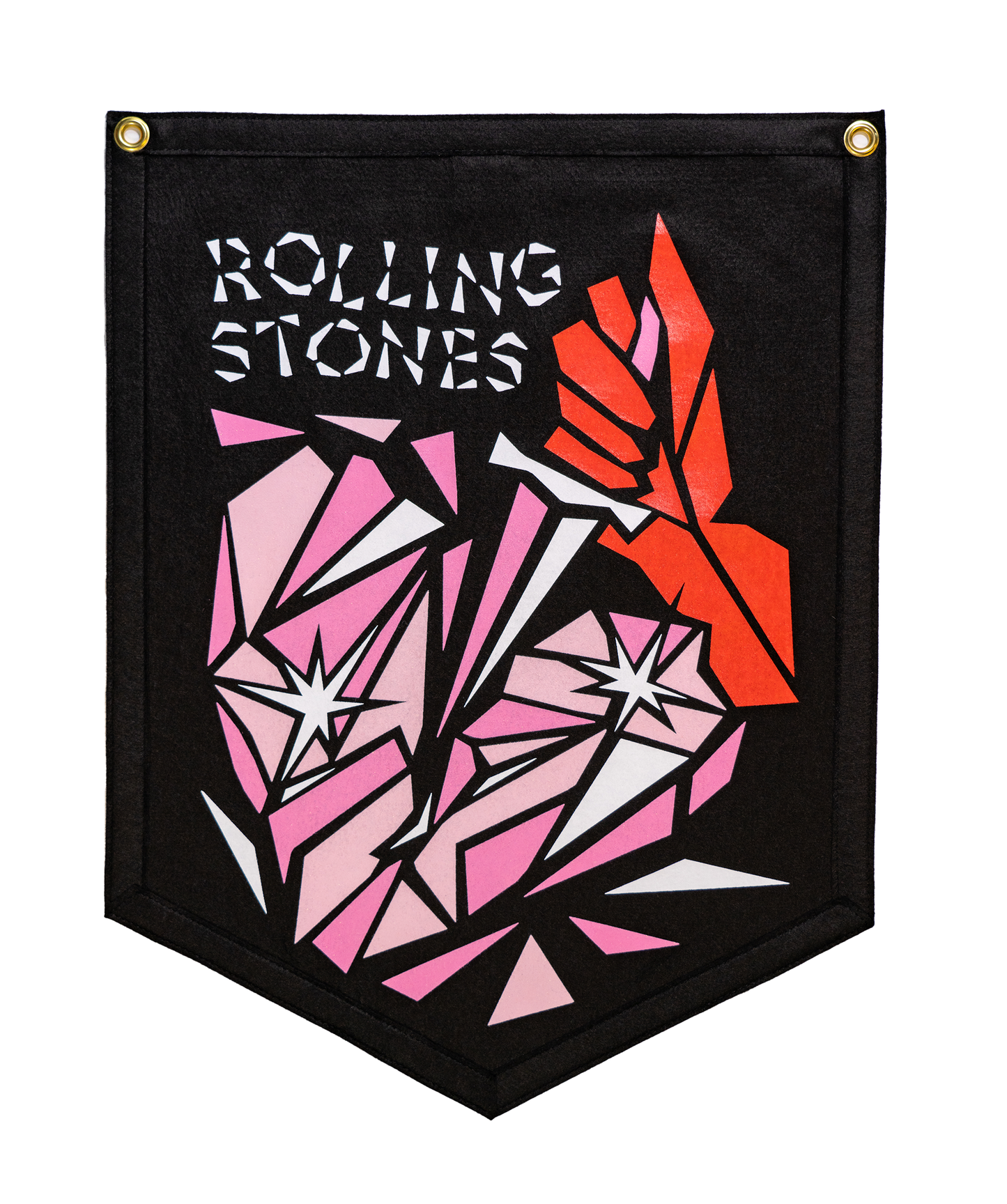 Hackney Diamonds Camp Flag • The Rolling Stones x Oxford Pennant