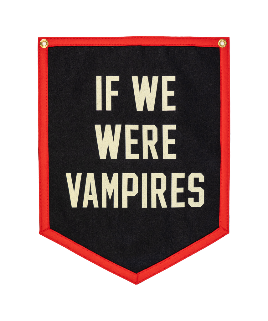 Snailshelter flag WANTKEY CAMP HELLOS 2枚 If We Were Vampires Camp Flag • Jason Isbell x Oxford Pennant