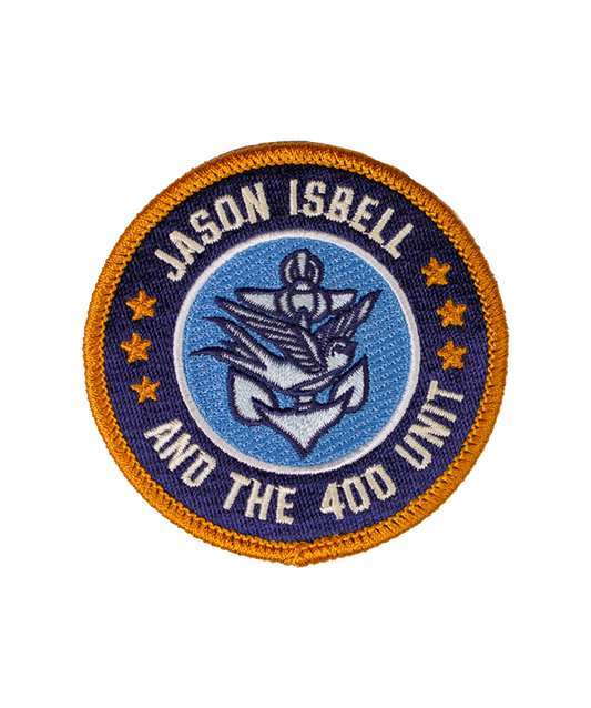 Jason Isbell & The 400 Unit Embroidered Patch • Jason Isbell x Oxford Pennant