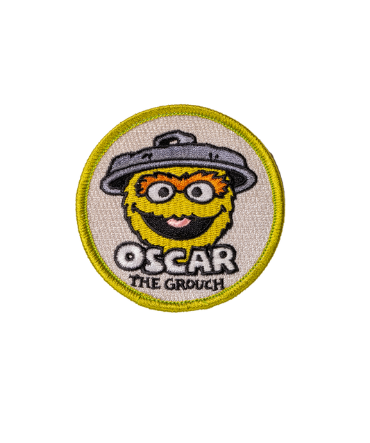 Oscar the Grouch Embroidered Patch • Sesame Street x Oxford Pennant