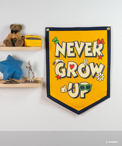 Disney's Never Grow Up - Camp Flag