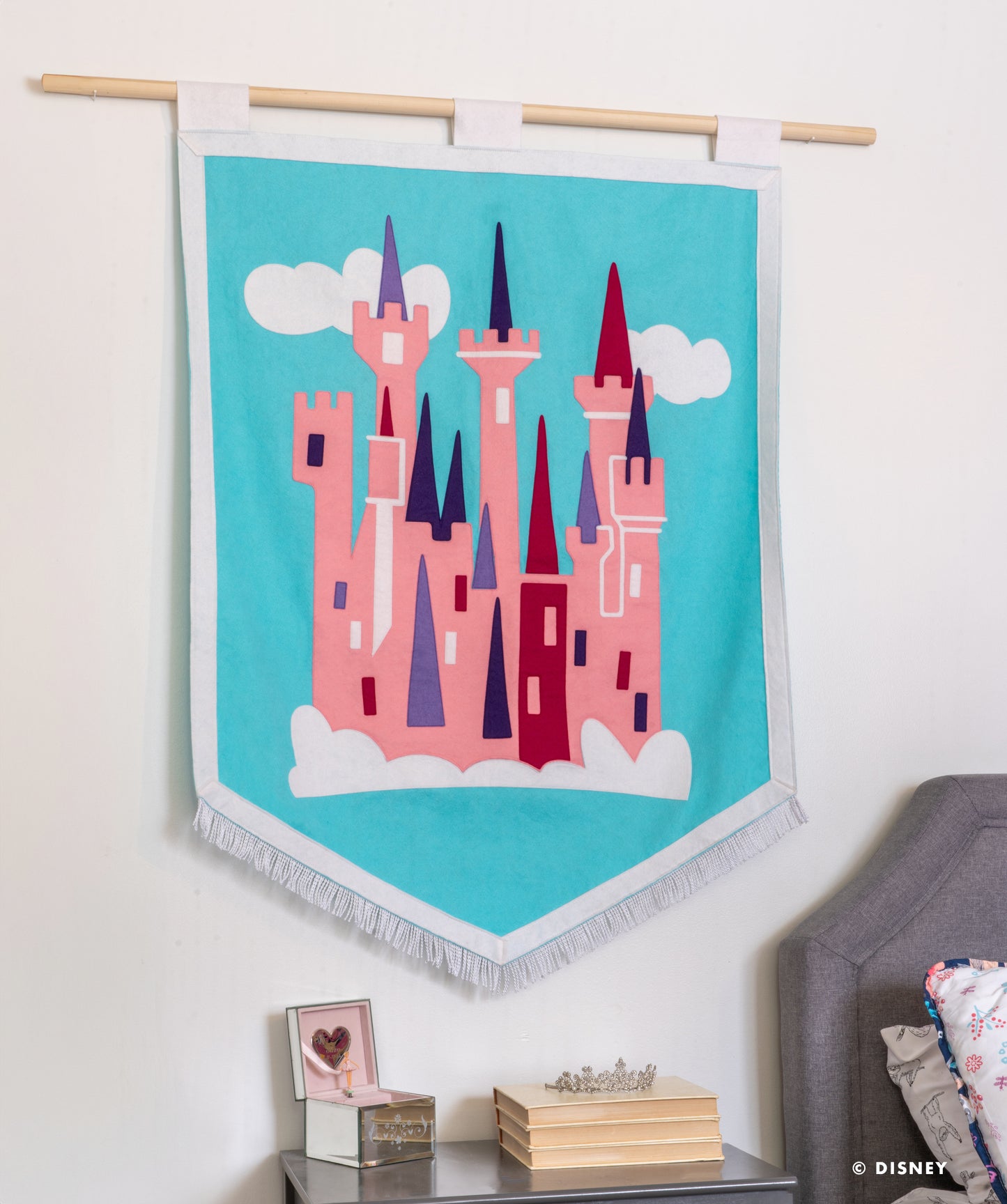 Disney Princess Castle Banner