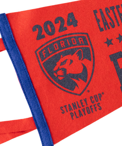Florida Panthers 2024 Eastern Conference Champs Pennant • NHL X Oxford Pennant