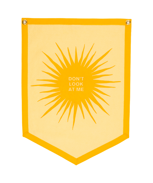 Don't Look At Me Camp Flag