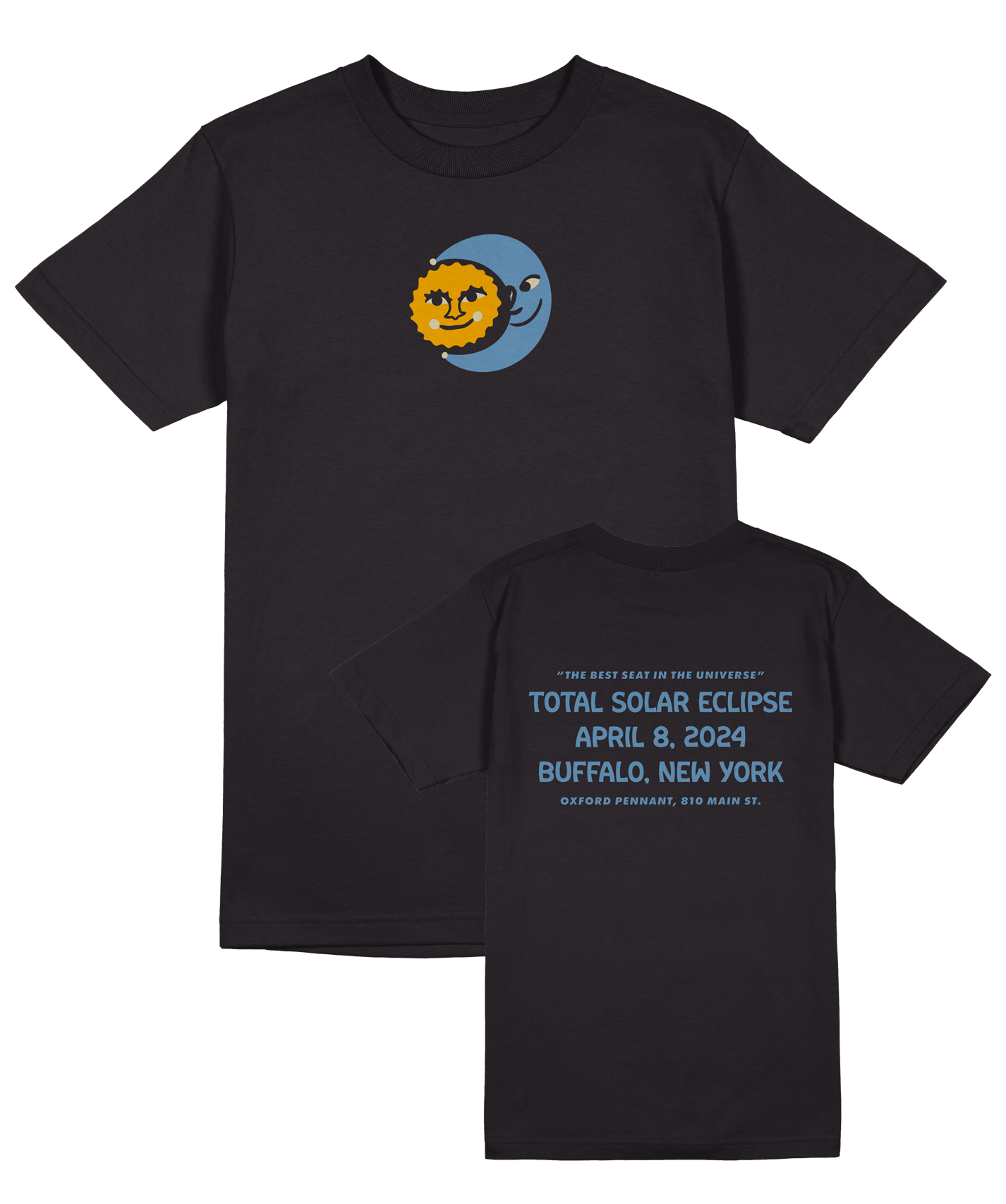 Sun & Moon Total Solar Eclipse Toddler Tee
