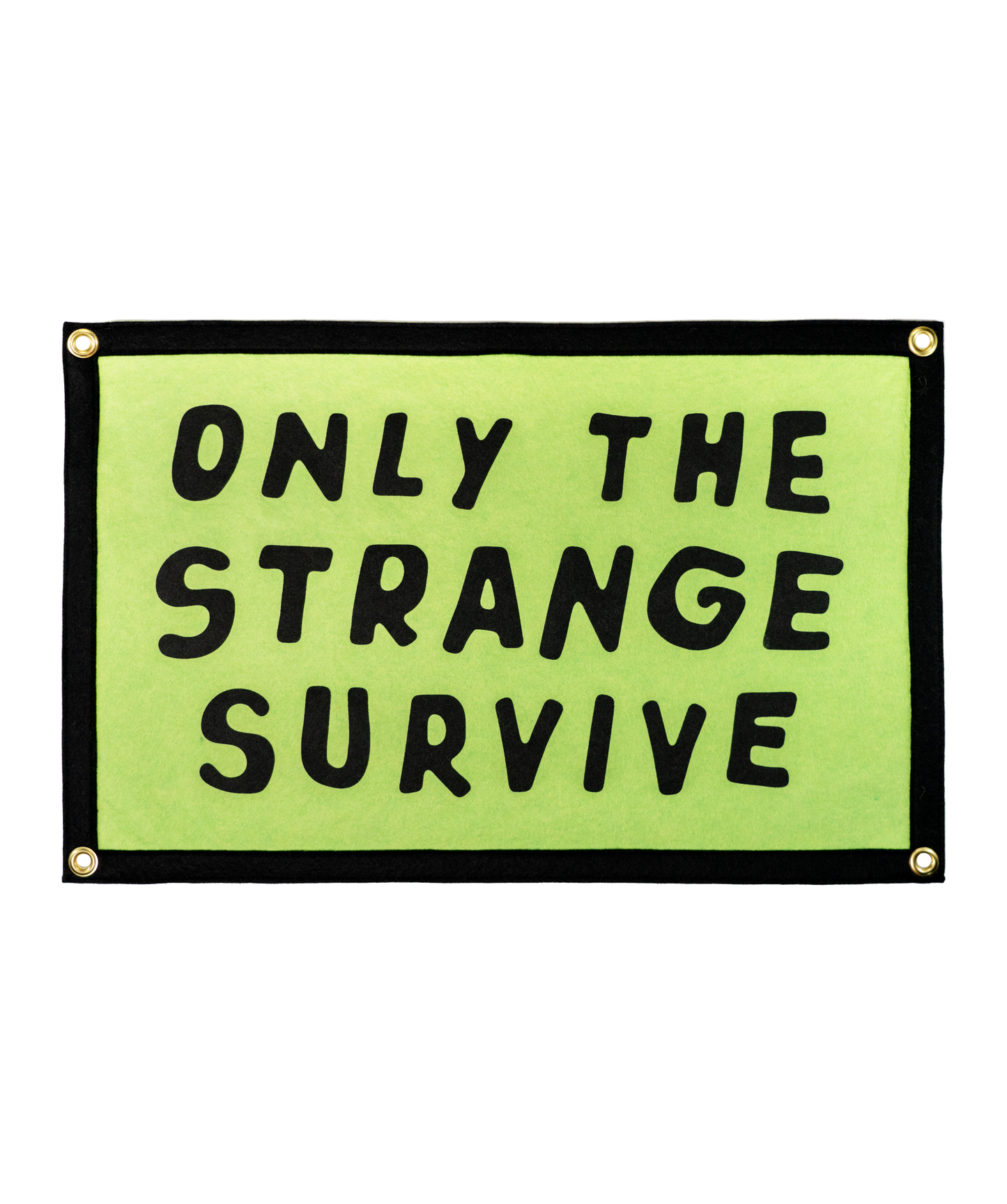 Only The Strange Survive Camp Flag