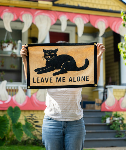 Leave Me Alone Camp Flag