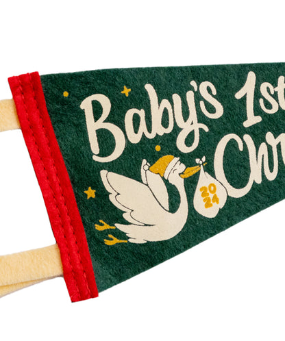 Baby's 1st Christmas Mini Pennant