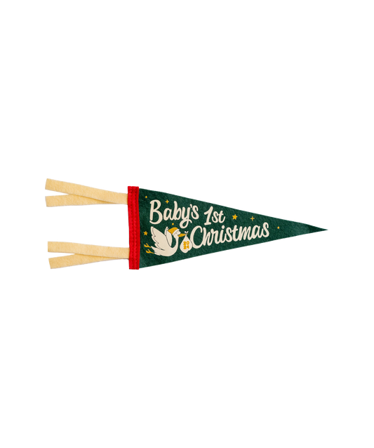 Baby's 1st Christmas Mini Pennant