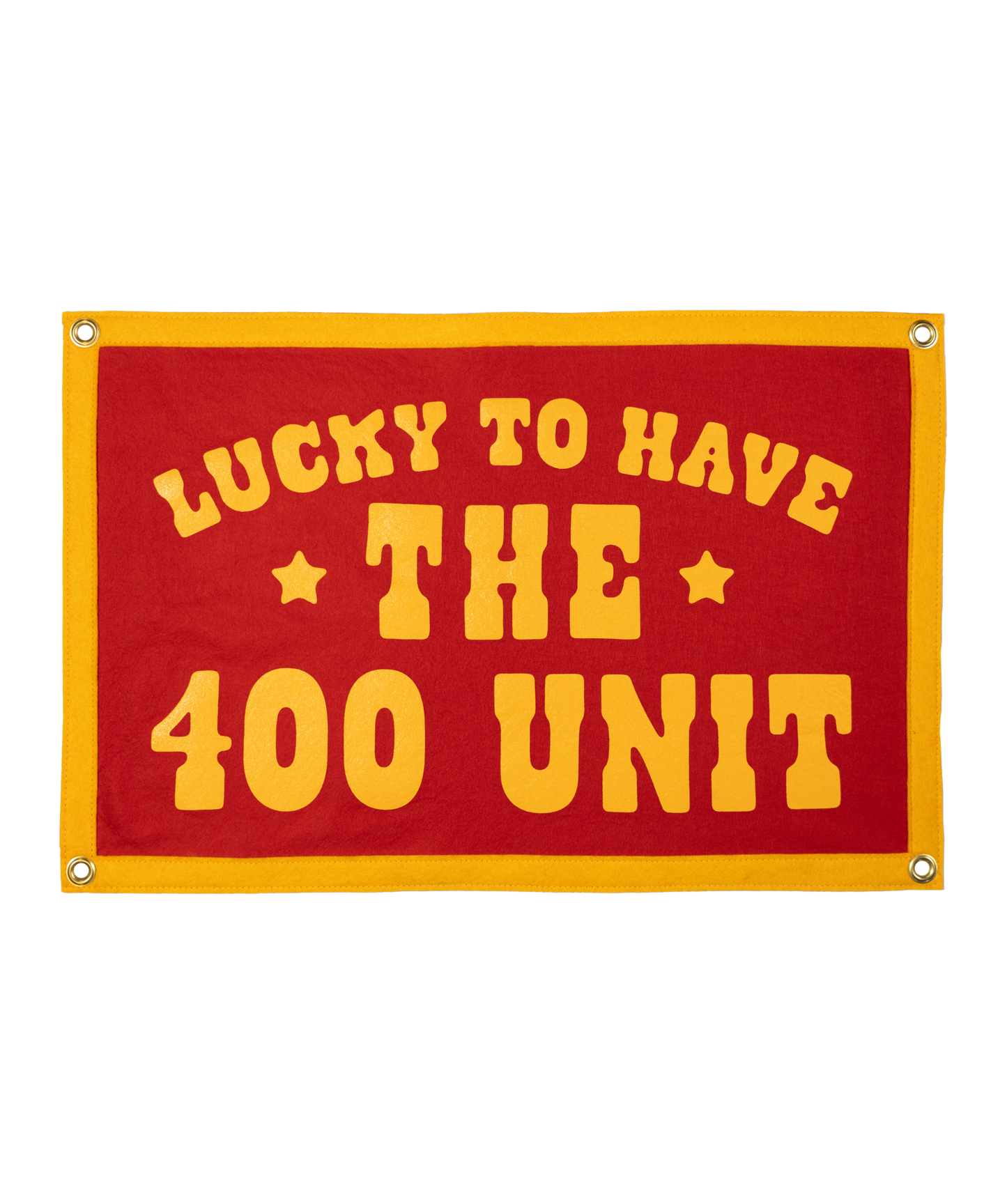 Lucky To Have The 400 Unit Camp Flag • Jason Isbell x Oxford Pennant