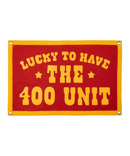 Lucky To Have The 400 Unit Camp Flag • Jason Isbell x Oxford Pennant