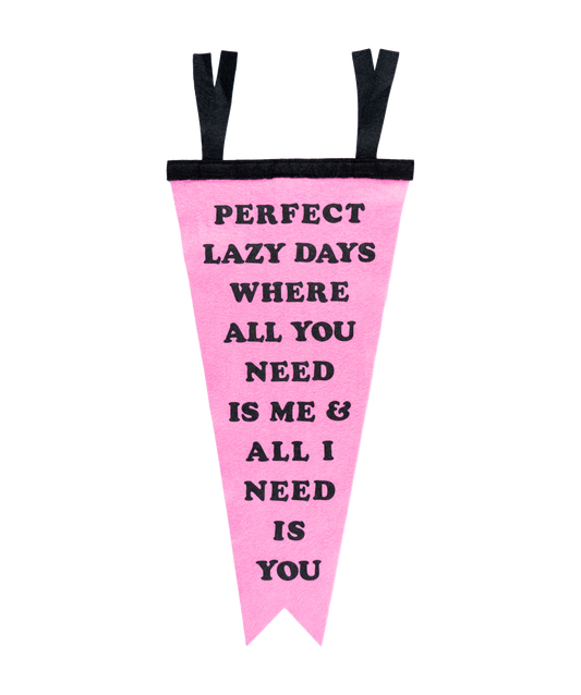 All I Need Is You Fishtail Pennant • Jeff Rosenstock x Oxford Pennant