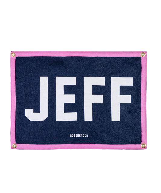 JEFF Camp Flag • Jeff Rosenstock x Oxford Pennant