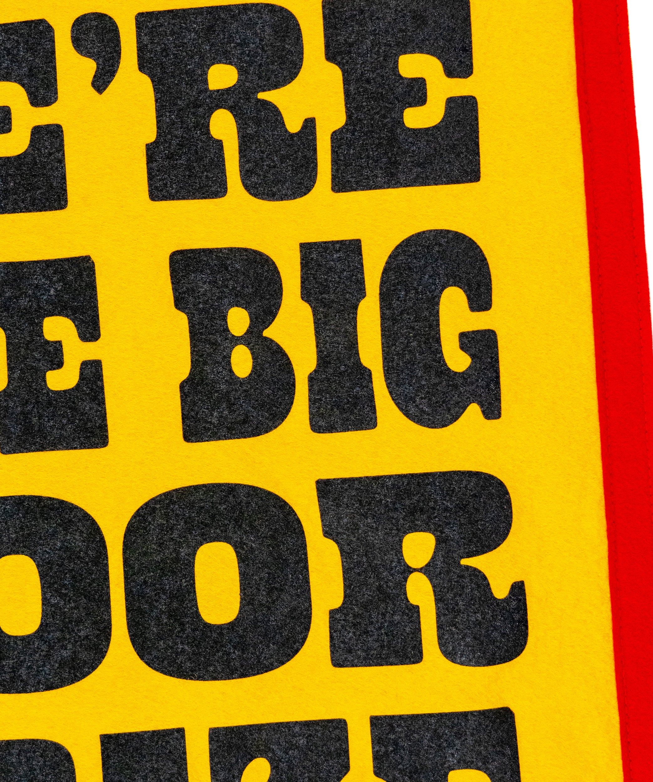We're The Big Door Prize Camp Flag | John Prine x Oxford Pennant