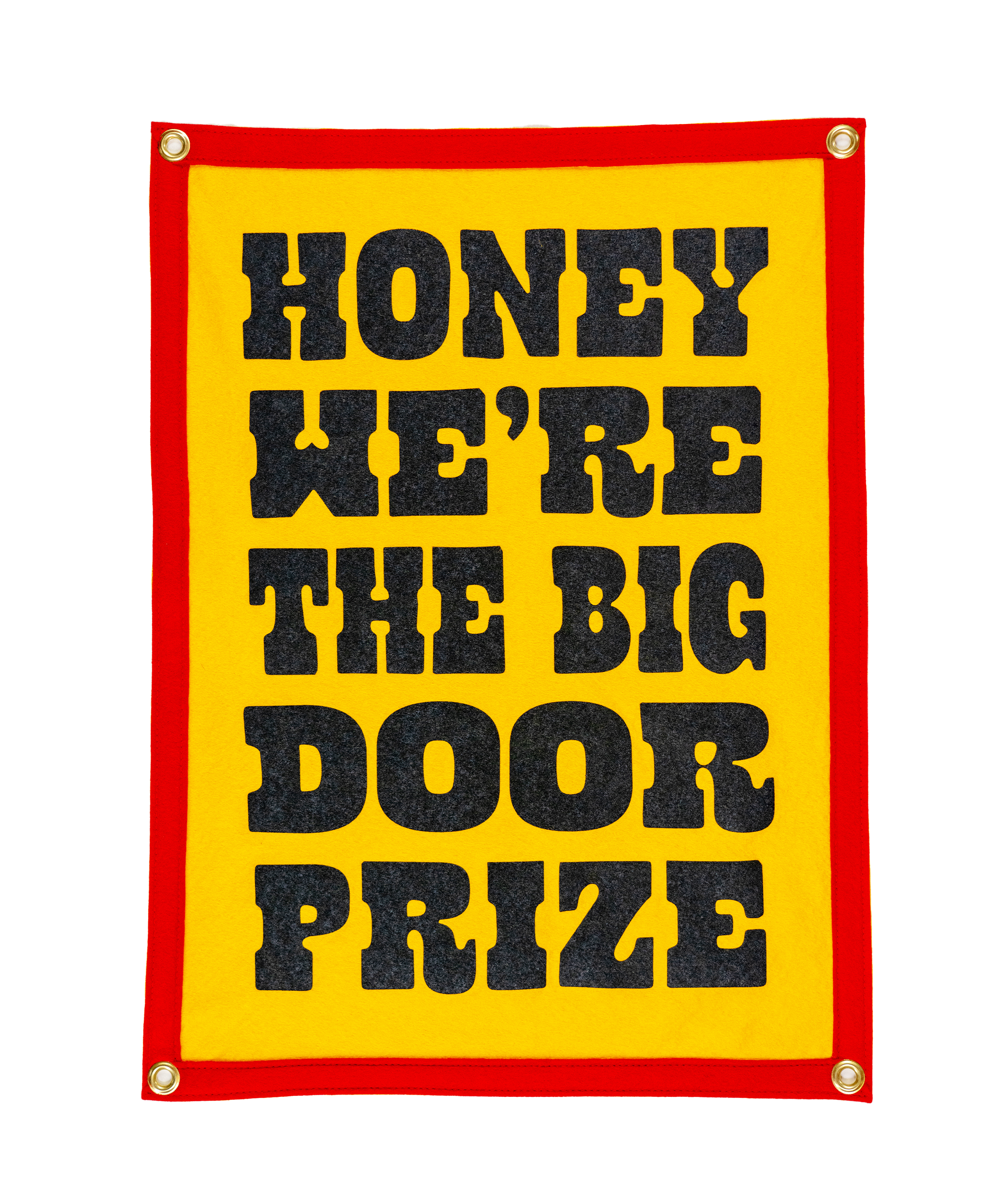 We're The Big Door Prize Camp Flag | John Prine x Oxford Pennant