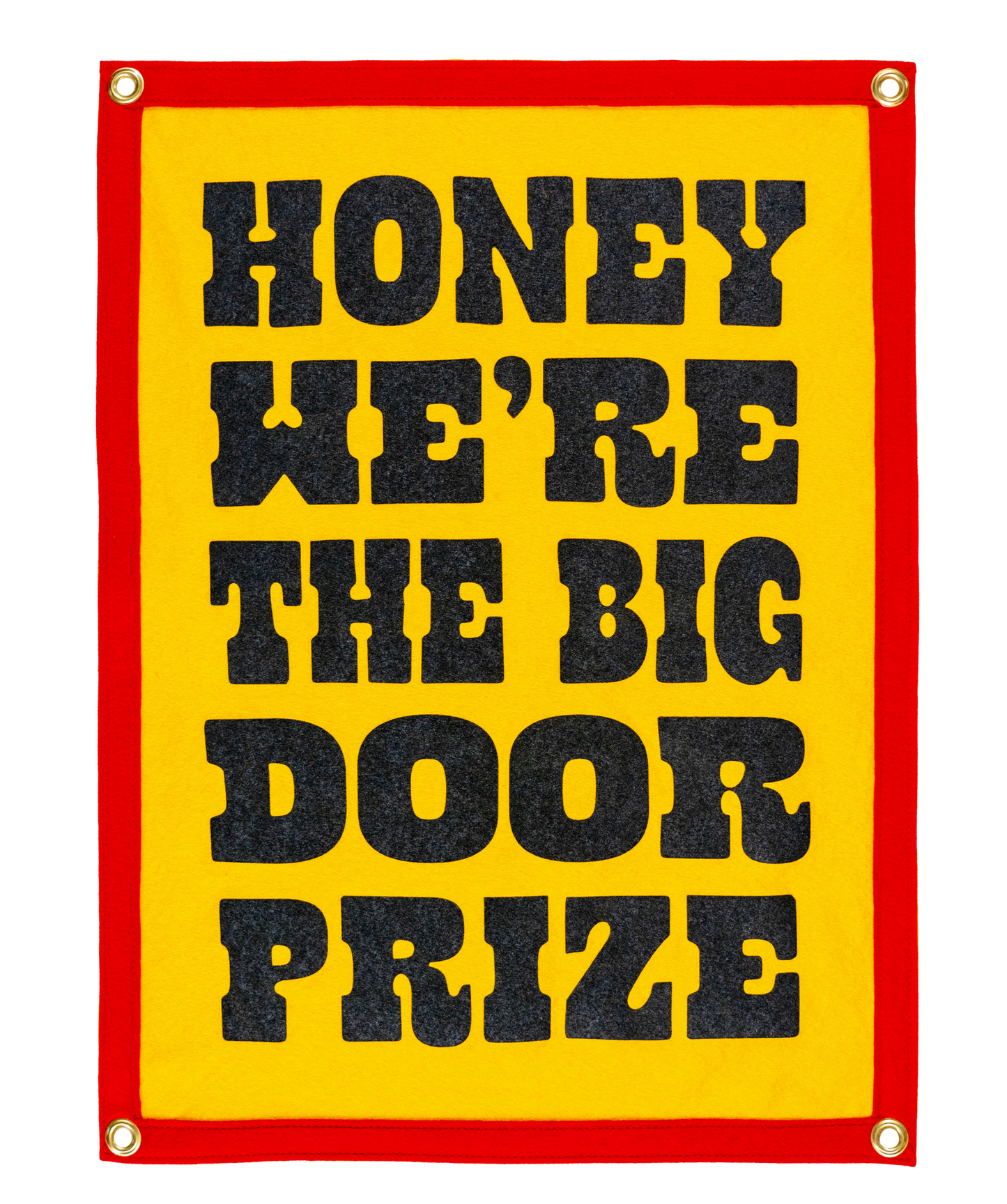 We're The Big Door Prize Camp Flag • John Prine x Oxford Pennant